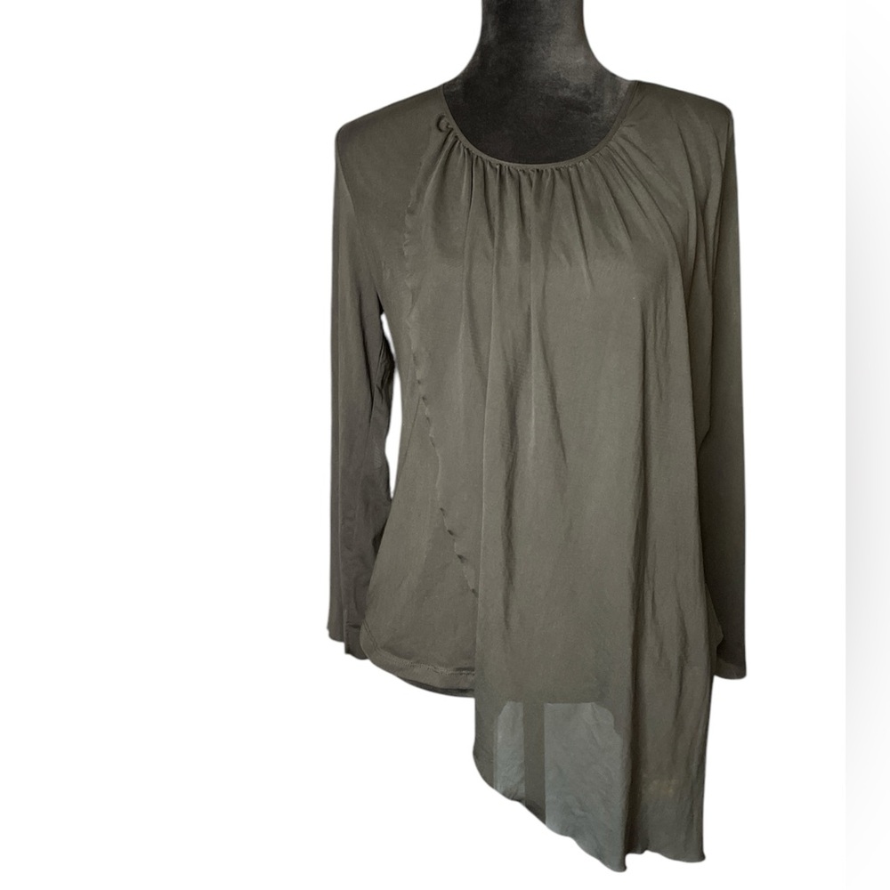 Ethyl Black Long Sleeve Blouse